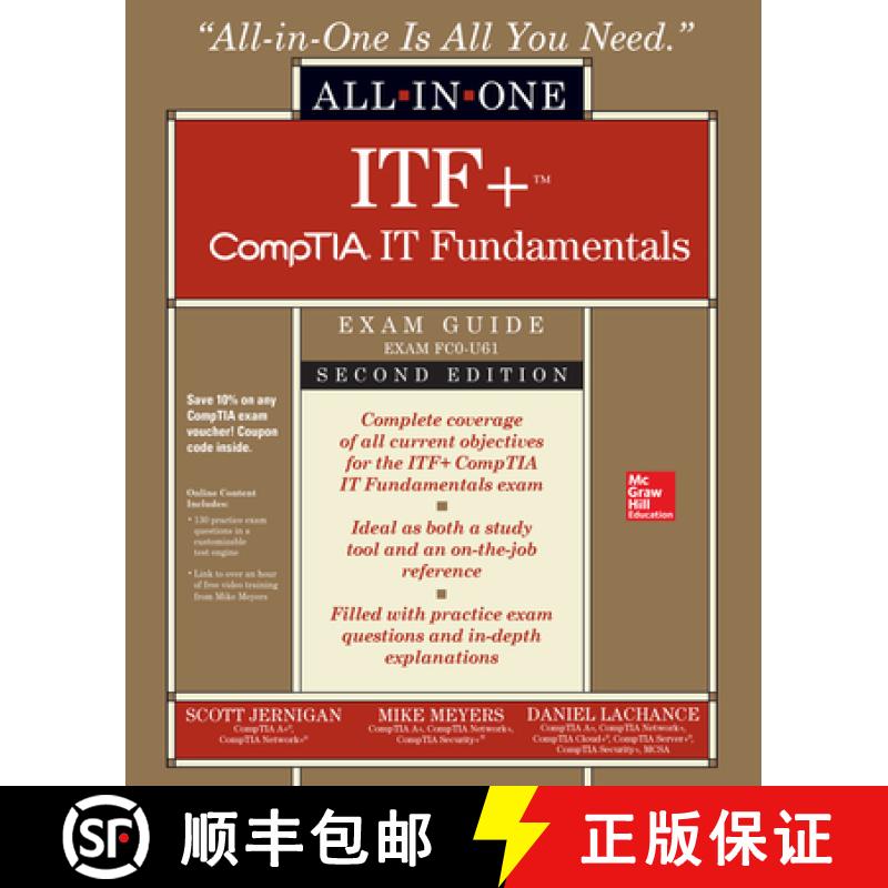 【2-3周达】Itf+ Comptia It Fundamentals All-In-One Exam Guide, Second Edition (Exam Fc0-U61) [9781260441871]