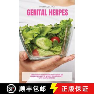 Beginner Managing Genital Through Step Die... for Herpes Women 4周达 9798348441296 Guide