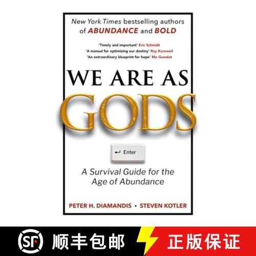 【3-4周达】我们是造物主 简装 We Are As Gods : A Survival Guide for the Age of Abundance [9781805464907]