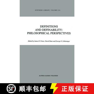 【3-4周达】Definitions and Definability: Philosophical Perspectives [9780792310464]