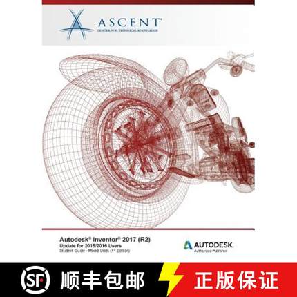 预订 Autodesk Inventor 2017 (R2) Update for 2015/2016 Users: Autodesk Authorized Publisher [9781943184934]