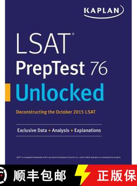 【3-4周达】LSAT PrepTest 76 Unlocked: Exclusive Data, Analysis & Explanations for the October 2015 LSAT [9781506223346]