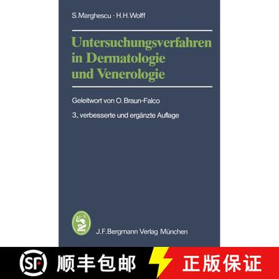 【3-4周达】Untersuchungsverfahren in Dermatologie und Venerologie (3. Auflage 1982) [9783807003290]
