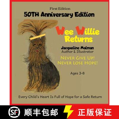 【3-4周达】精装 Wee Willie Returns -50TH ANNIVERSARY EDITION - Never Give Up! Never Lose Hope! Ages 3... [9781885872876]