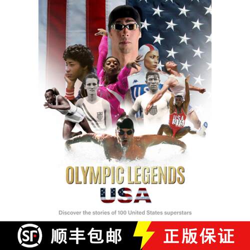 【3-4周达】精装 Olympic Legends - USA [9781915343512]