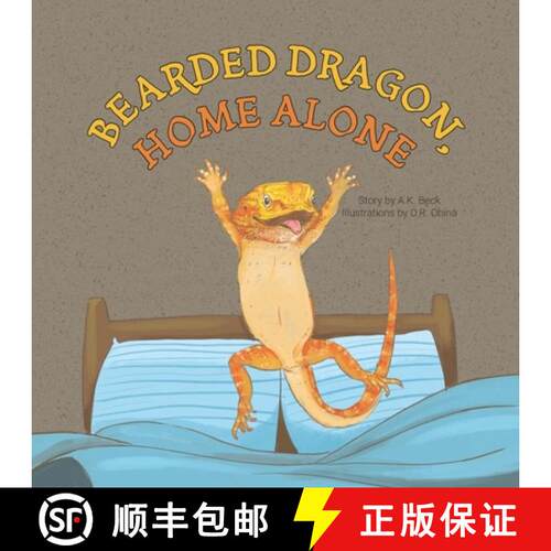 【3-4周达】Bearded Dragon, Home Alone: A Wordless Picture Book Full of Fun and Joy [9784908629136]