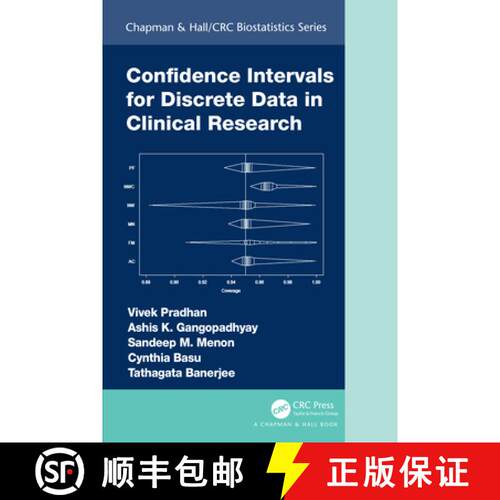 【3-4周达】精装 Confidence Intervals for Discrete Data in Clinical Research [9781138048980]