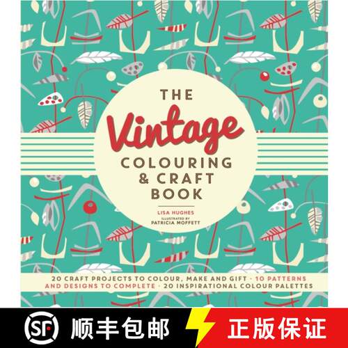 【3-4周达】Vintage Colouring & Craft Book [9781780978116]