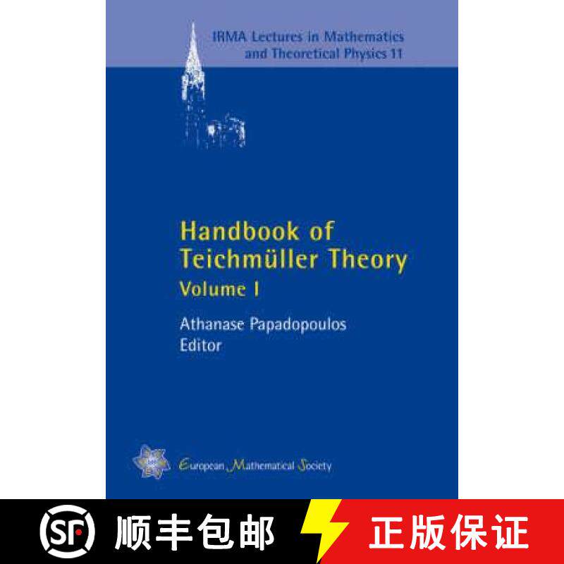 预订 Handbook of Teichmuller Theory: I (IRMA Lectures in Mathematics & Theoretical Physics) [9783037190296]