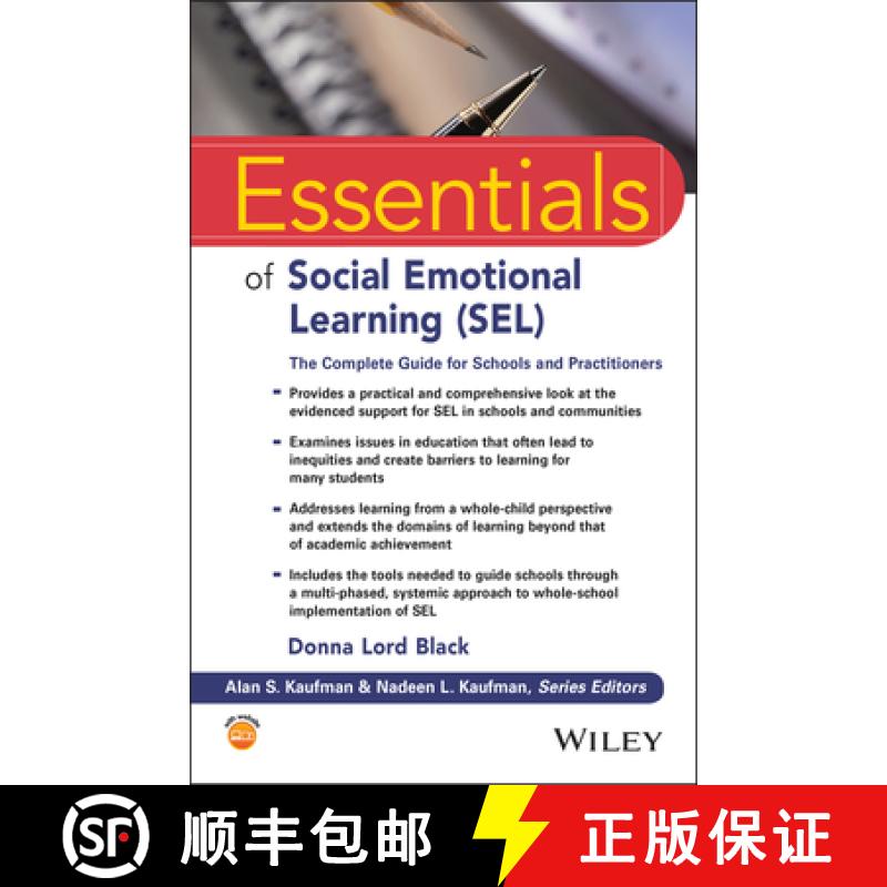 【3-4周达】Essentials Of Social Emotional Learning (Sel): The Complete Guide For Schools And Practiti... [9781119709190]