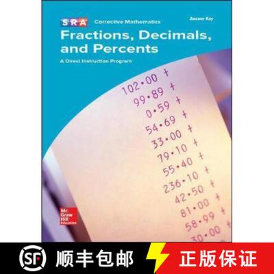 【3-4周达】Corrective Mathematics Fractions, Decimals, and Percents, Additional Answer Key [9780076024797]