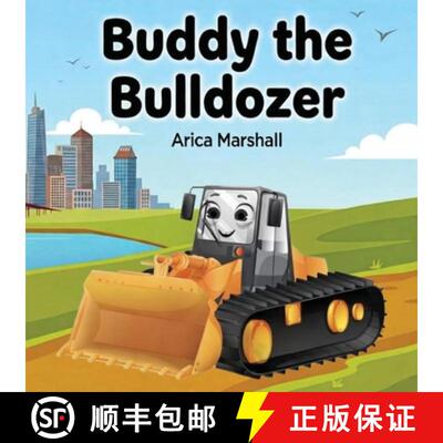 【3-4周达】Buddy the Bulldozer Coloring Book [9798295674372]