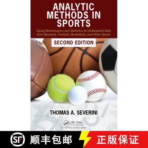 【3-4周达】Analytic Methods in Sports: Using Mathematics and Statistics to Understand Data from Baseb... [9780367469382]