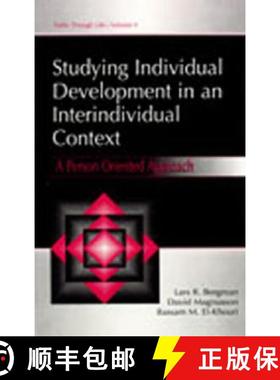 【3-4周达】Studying individual Development in An interindividual Context: A Person-oriented Approach [9780805831290]