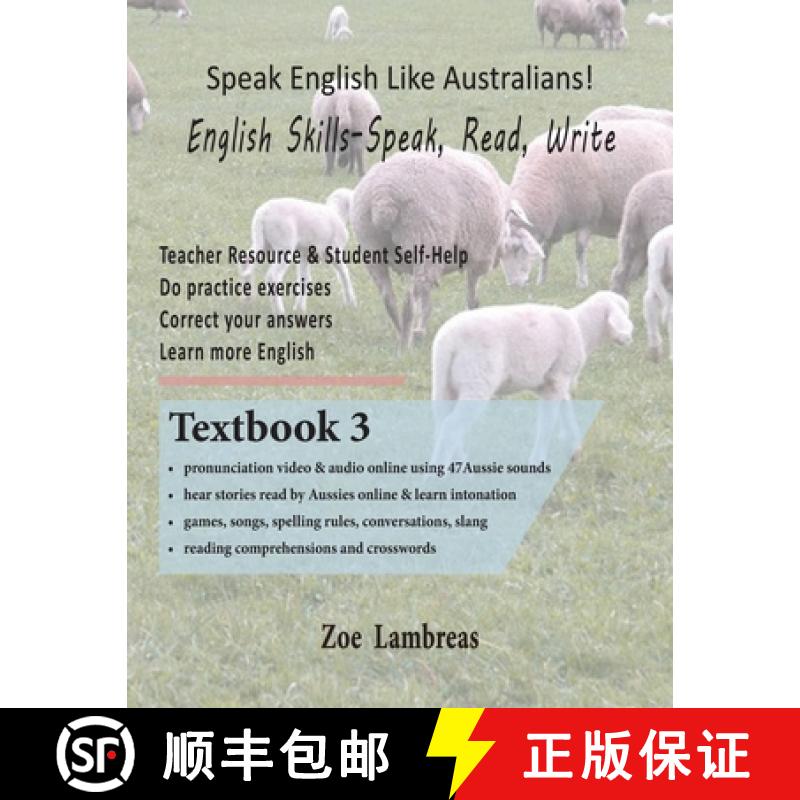 【2-3周达】Speak English Like Australians!  English Skills - Speak, Read, Write  Textbook 3 [9780994633354]