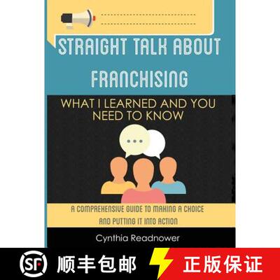 【3-4周达】Straight Talk About Franchising: What I Learned and You Need to Know [9780989989350]