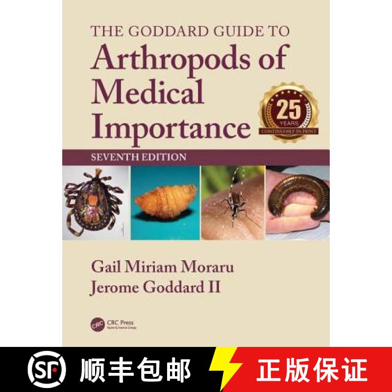 【3-4周达】The Goddard Guide to Arthropods of Medical Importance, Seventh Edition [9781138069435]