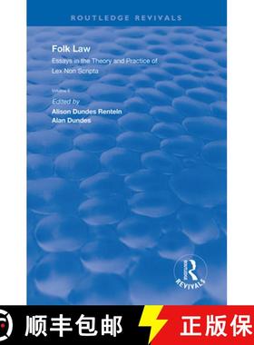 【3-4周达】Folk Law: Essays in the Theory and Practice of Lex Non Scripta: Volume II [9780367110536]