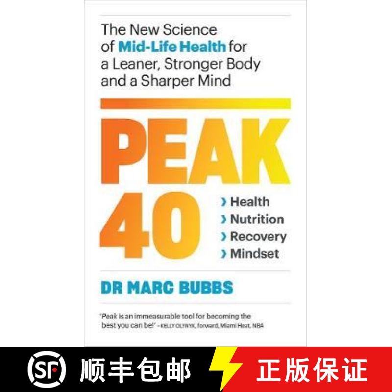 【2-3周达】Peak 40: The New Science of Mid-Life Health for a Leaner, Stronger Body and a Sharper Mind [9781645020875]