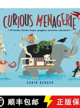 【3-4周达】A Curious Menagerie: Of Herds, Flocks, Leaps, Gaggles, Scurries, and More! [9780062644572]