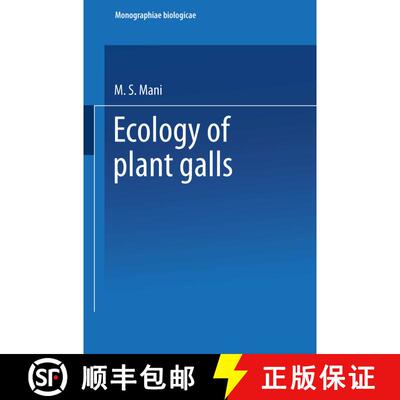 【3-4周达】Ecology of Plant Galls [9789401758017]