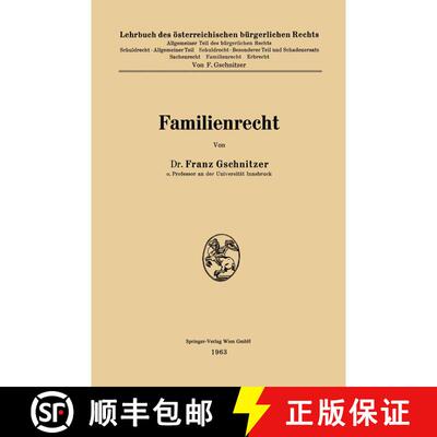 【3-4周达】Familienrecht [9783662427606]