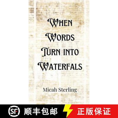 【3-4周达】精装 When Words Turn into Waterfalls [9789916901229]