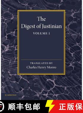 【3-4周达】The Digest of Justinian: Volume 1 [9781107657762]