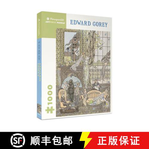 【3-4周达】Edward Gorey: Frawgge Mfrg. Co. 1,000-Piece Jigsaw Puzzle [9780764945458]