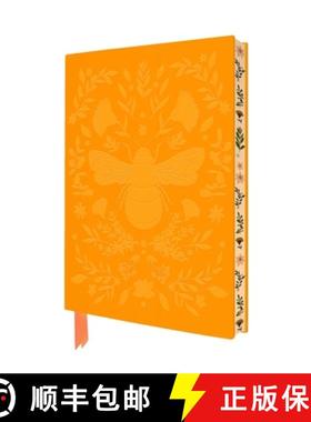 【3-4周达】Jade Mosinski: Bee Artisan Art Notebook (Flame Tree Journals) [9781804177419]