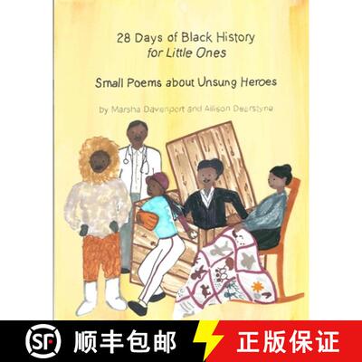 【3-4周达】28 Days of Black History for Little Ones: Small Poems about Unsung Heroes [9781948659161]
