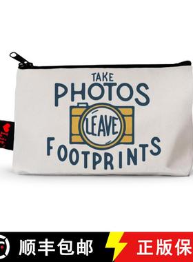 【3-4周达】Take Photos, Leave Footprints Pencil Pouch [9781423652021]