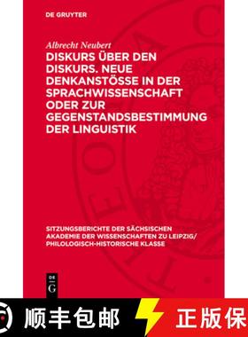 预订 Diskurs Über Den Diskurs. Neue Denkanstösse in Der Sprachwissenschaft Oder Zur Gegenstandsbest... [9783112713129]