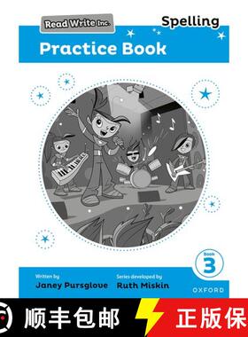 【3-4周达】Read Write Inc. Spelling: Read Write Inc. Spelling: Practice Book 3 (Pack of 30) [9780198305453]