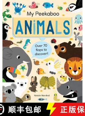 【3-4周达】My Peekaboo Animals [9781848577220]