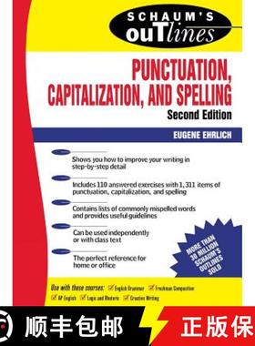 预订 Schaum's Outline of Punctuation, Capitalization and Spelling [9780070194878]