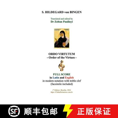 【3-4周达】Ordo Virtutum (order Of The Virtues): Full Score In Latin A [9786501172866]