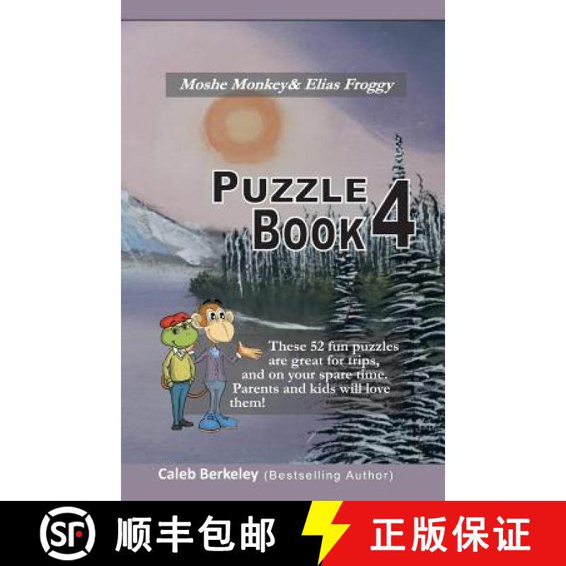 预订 Moshe Monkey and Elias Froggy: Puzzle Book 4 [9781989612040]
