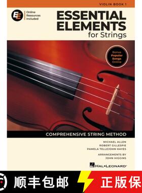 预订 Essential Elements for Strings - Violin Book 1 with Online Resources [9798350120745]
