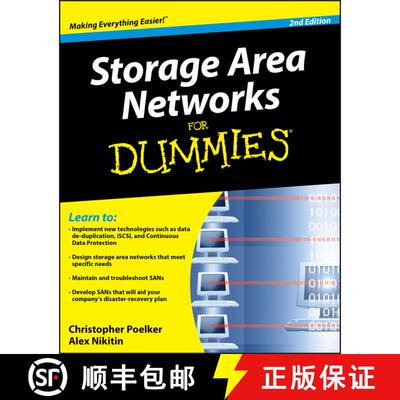【3-4周达】Storage Area Networks For Dummies(R), 2Nd Edition [Wiley计算机] [9780470385135]