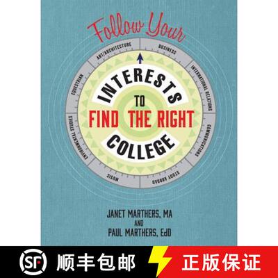 【3-4周达】Follow Your Interests to Find the Right College [9781627872621]
