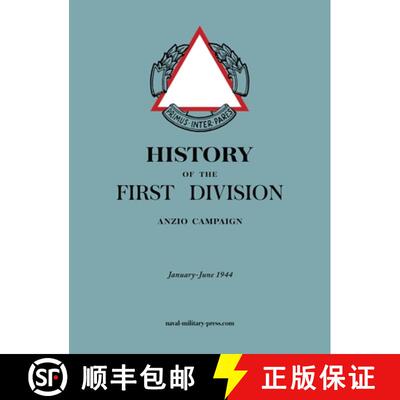 【3-4周达】精装 HISTORY OF THE FIRST DIVISION Anzio Campaign, January-June 1944 [9781474541619]