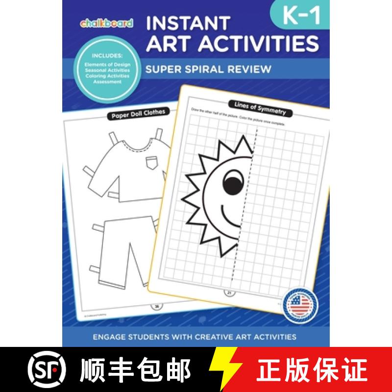 【3-4周达】Instant Art Activities Grades K-1 [9781771051859]