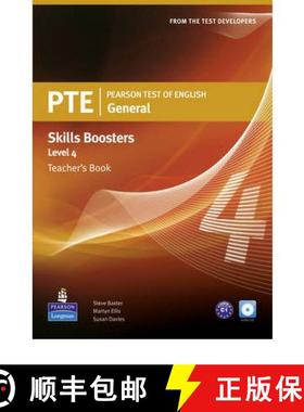 【3-4周达】Pearson Test of English General Skills Booster 4 Teacher's Book and CD Pack [9781408277959]