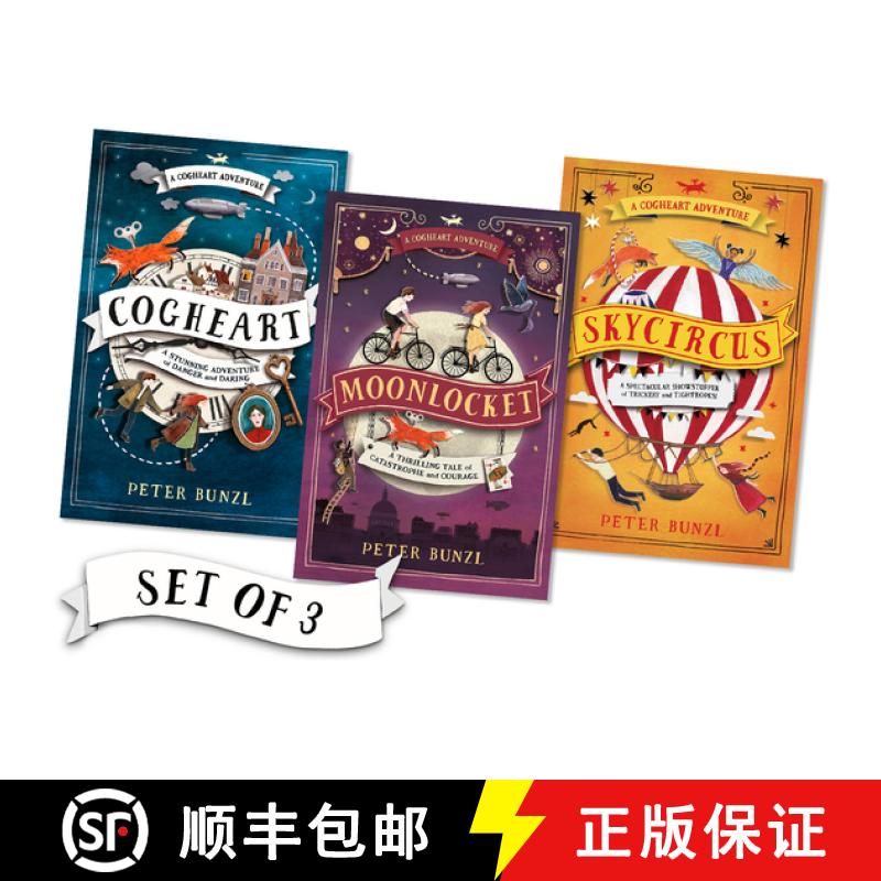 【3-4周达】The Cogheart Adventures Trilogy [9781631635748]图片