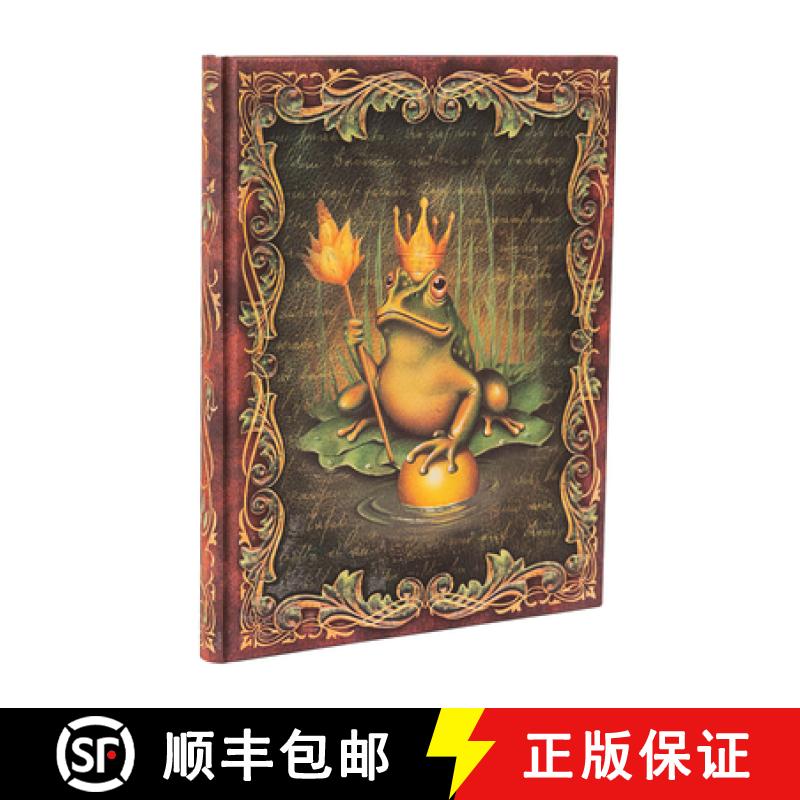 【3-4周达】Paperblanks the Brothers Grimm, Frog Prince Fairy Tale Collection Hardcover Journal Ultra ... [9781439797839]