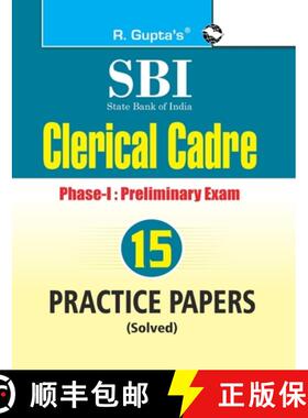 【3-4周达】Sbi: Clerical Cadre (Junior Associates) PhaseI Preliminary Exam 15 Practice Papers (Solved) [9789387604360]