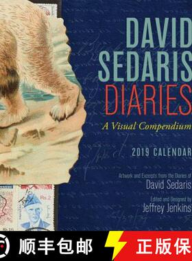 【3-4周达】David Sedaris Diaries 2019 Wall Calendar [9781449494667]