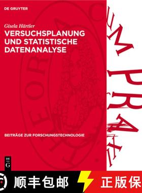 预订 Versuchsplanung Und Statistische Datenanalyse [9783112736241]