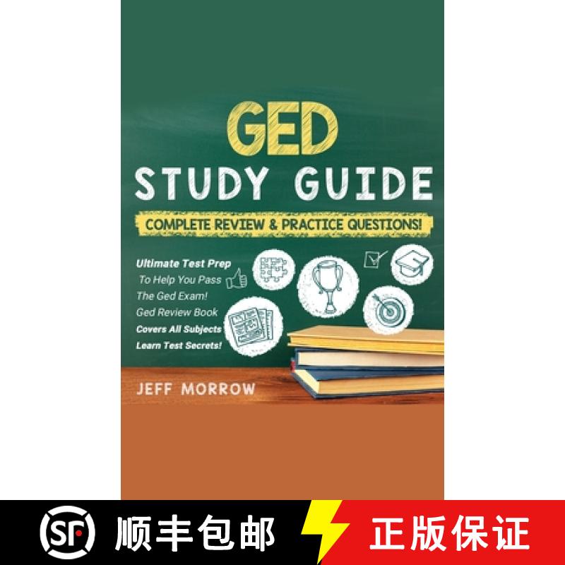 【3-4周达】GED¿ ¿Study¿ ¿Guide ¿Practice¿ ¿Questions¿ ¿Edition¿ ¿& ¿Complete¿ ¿Revi... [9781617044779]